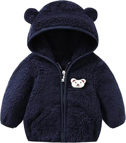 Baby Toddler Fleece Jacket Winter Coat Sweater