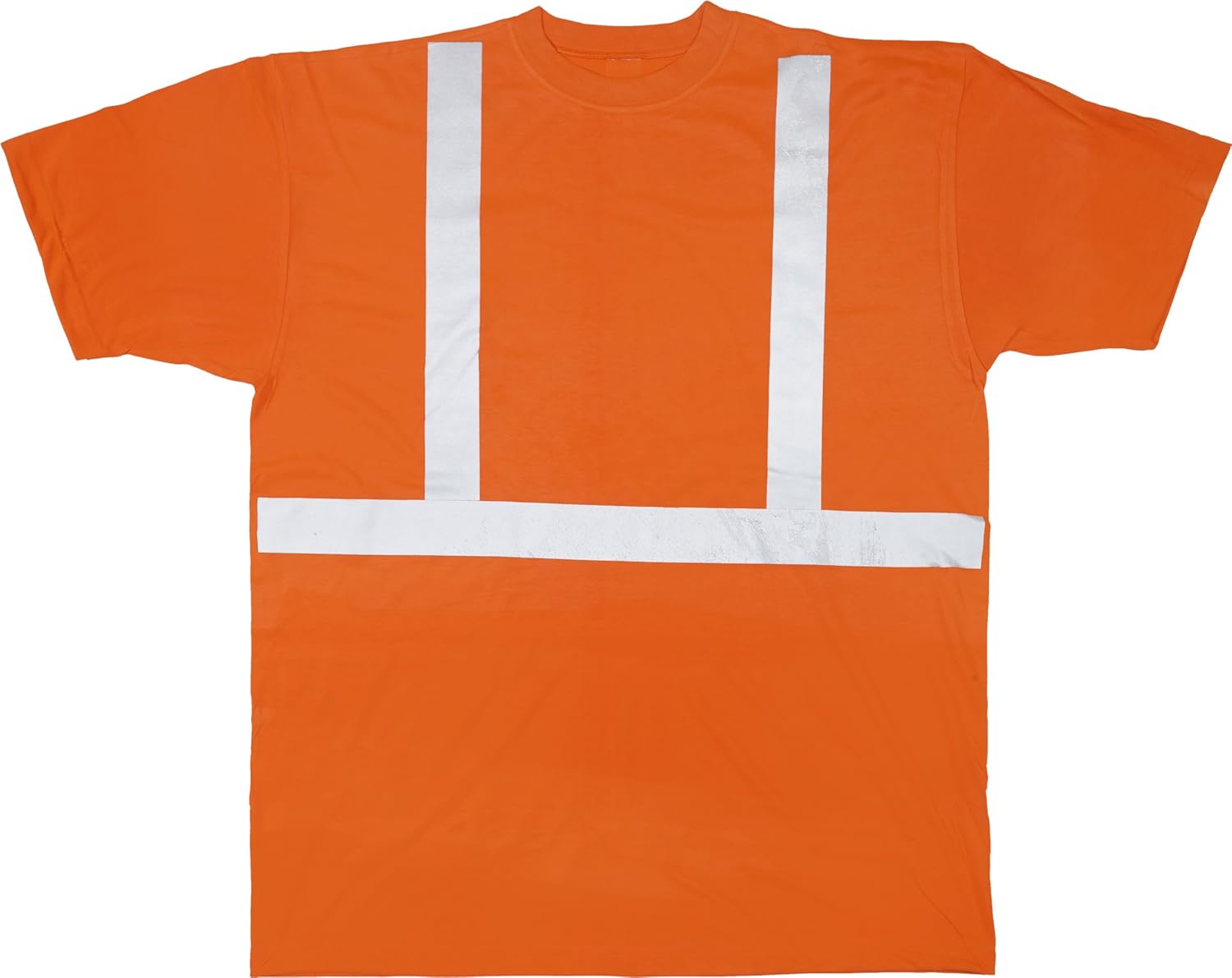 Polyester High Visibility Safety T-Shirt with Reflective Strips