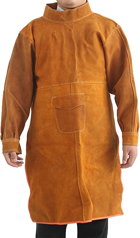 Split Cowhide Leather Welding Jacket
