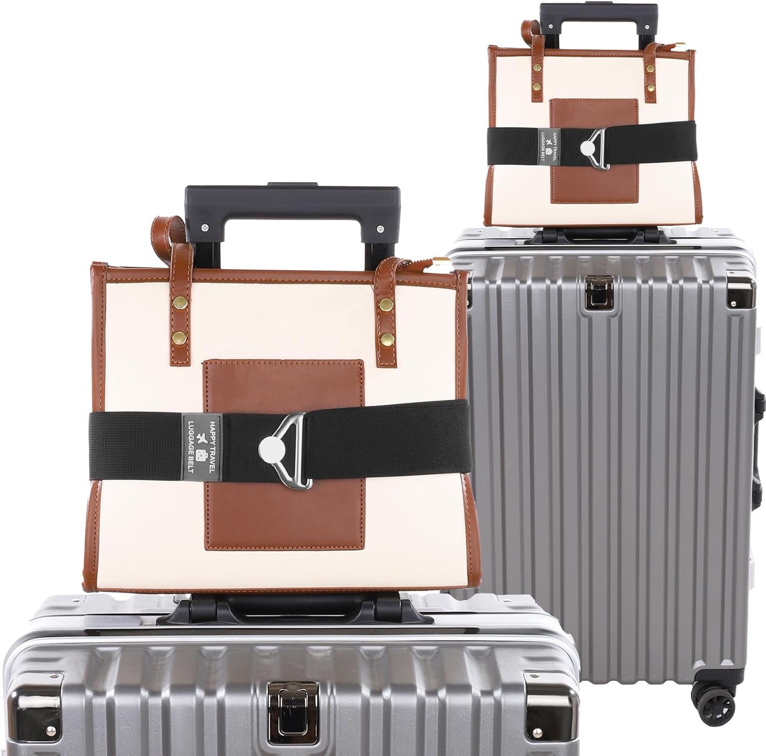 2-in-1 Add-a-Bag Travel Belt for Luggage