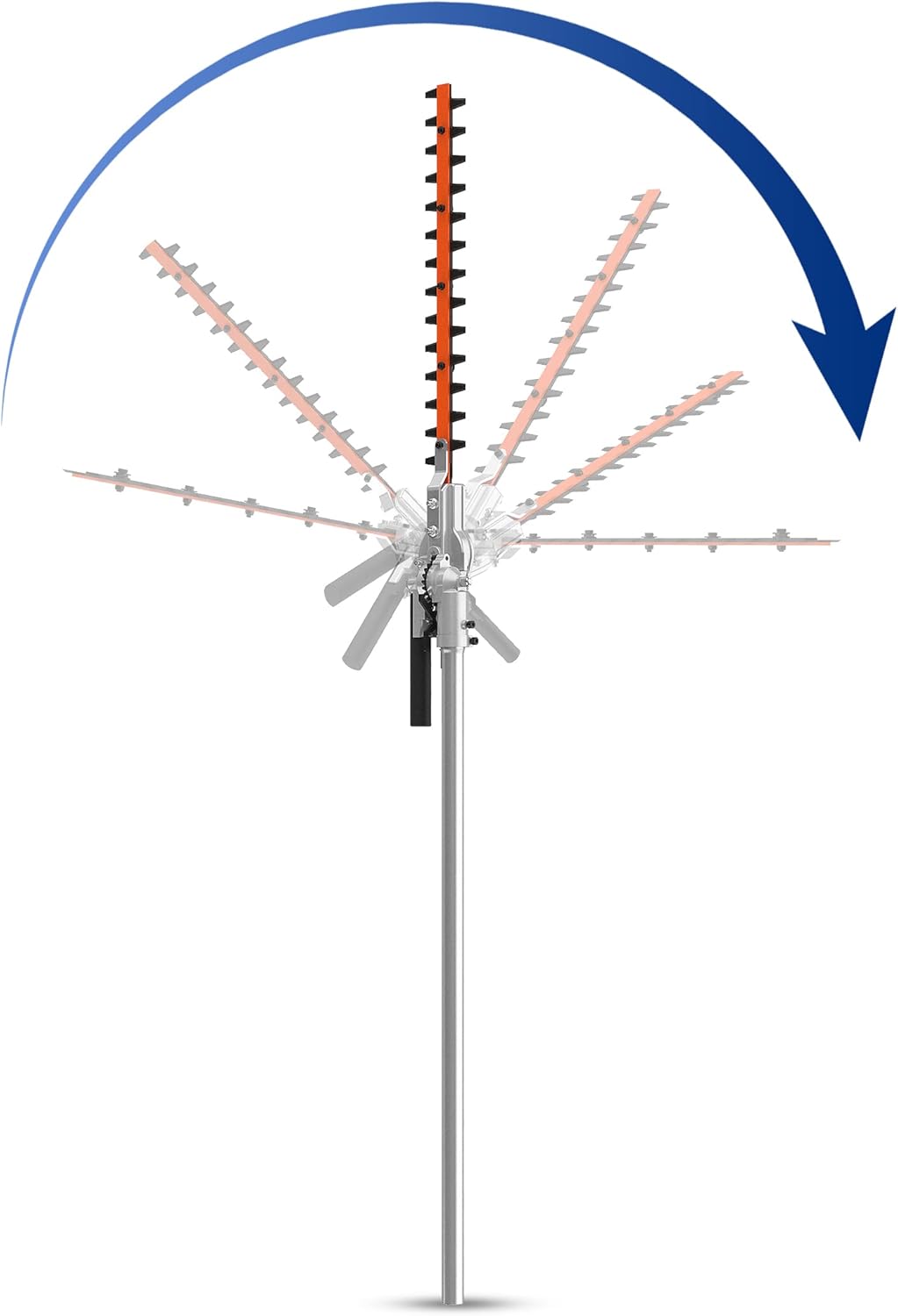16-Inch Universal Hedge Trimmer Attachment with Articulating Head
