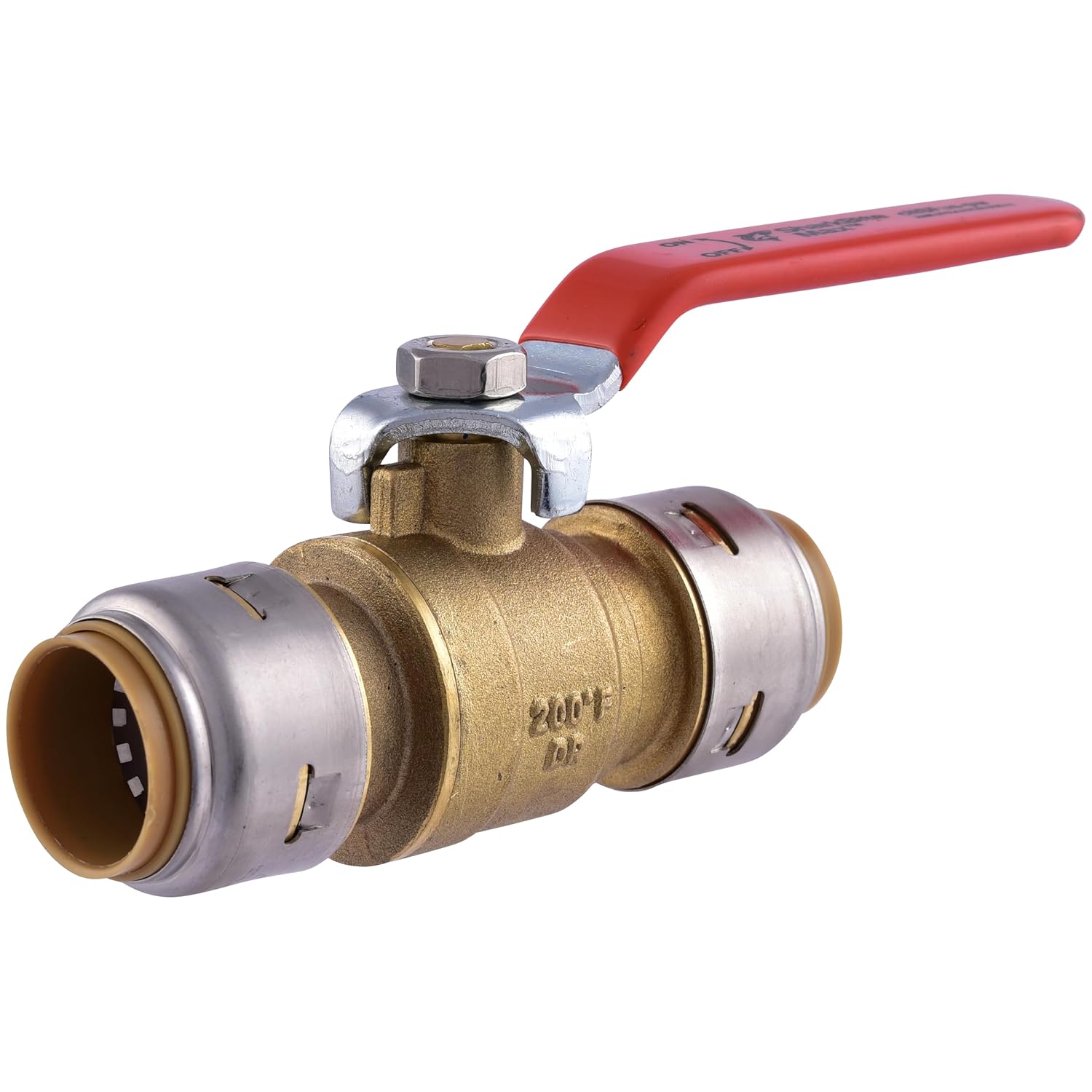 3/4" Push-to-Connect Brass Ball Valve