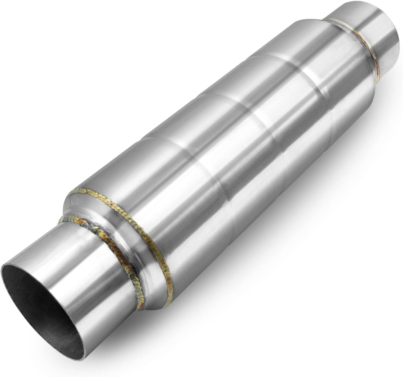 Stainless Steel 3" Resonator Exhaust Muffler – Straight-Through Performance Design