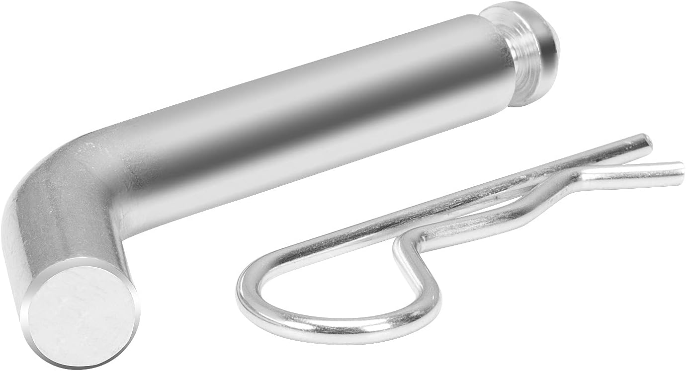 Trailer Hitch Pin and Clip 5/8-Inch Diameter for 2-Inch Receiver