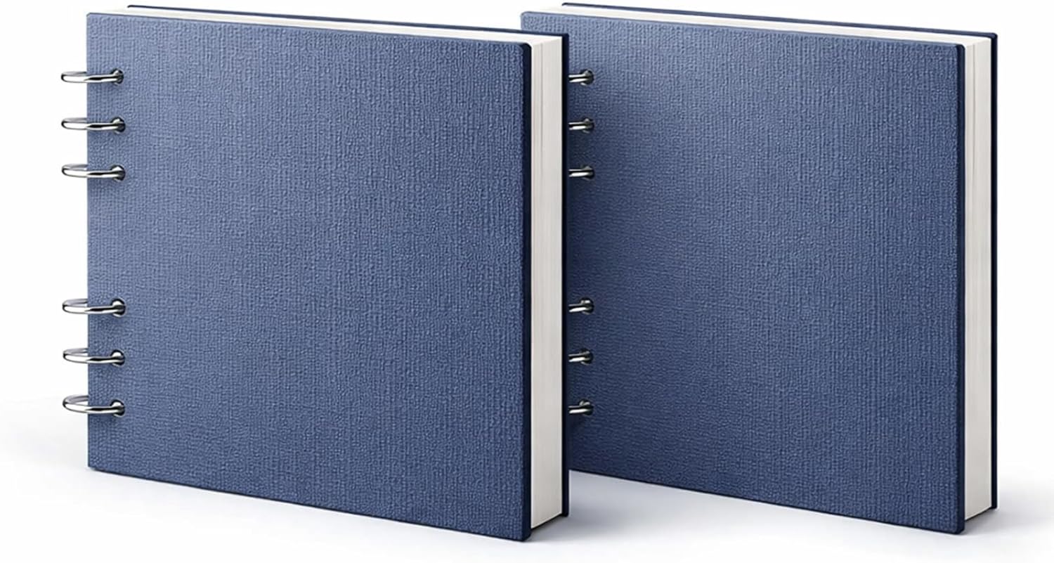 2 Pack Watercolor Journal, 7.6"x7.6", 20 Sheets Each, Watercolor Sketchbook