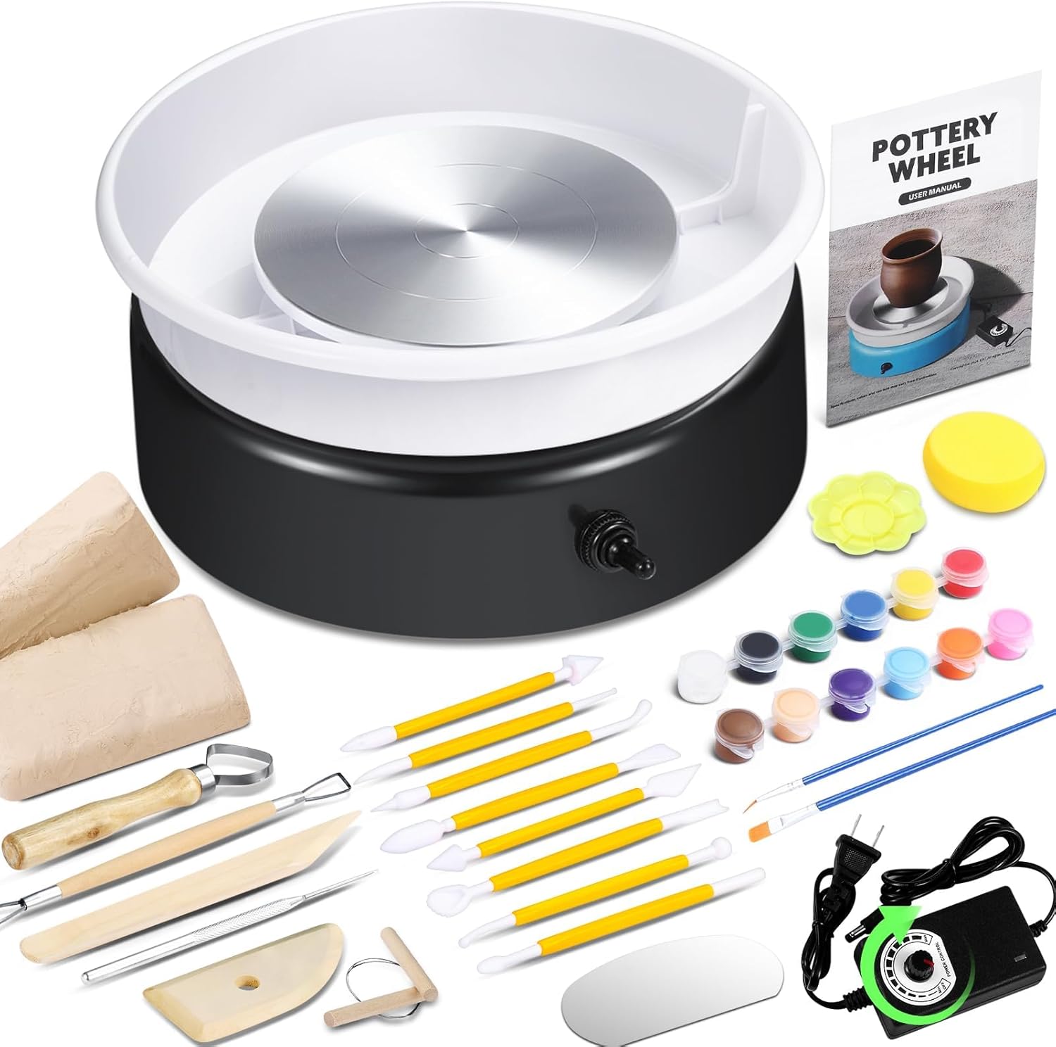 Pottery Wheel Variable Speed Tool Kit