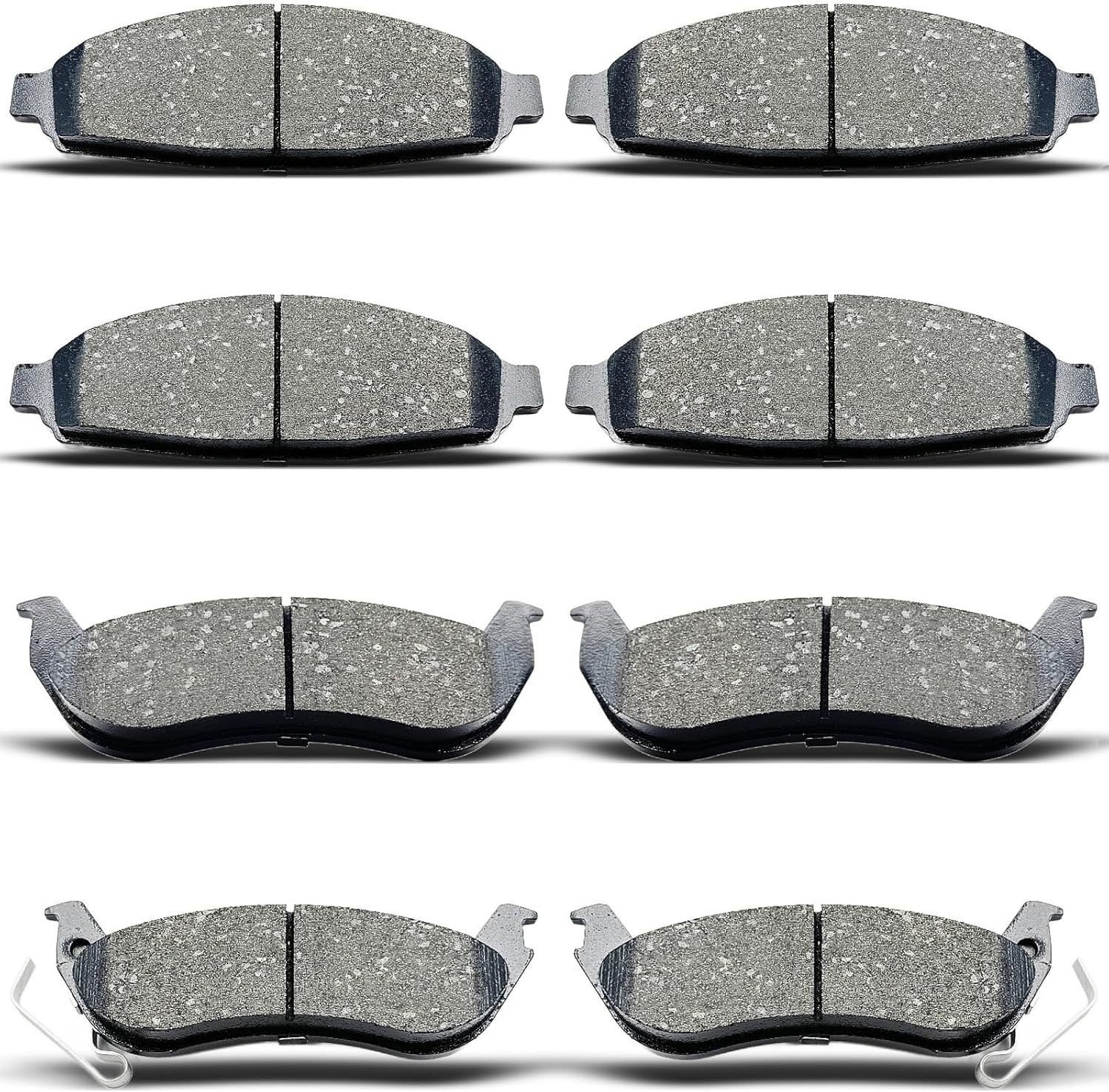 Front Rear Ceramic Brake Pads Sets