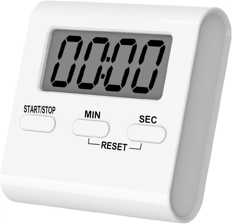 Large LCD Digital Kitchen Timer with Loud Alarm