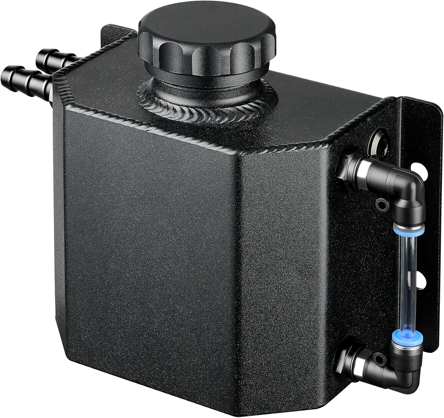 Coolant Overflow Reservoir Tank, Aluminum, 1L, Universal