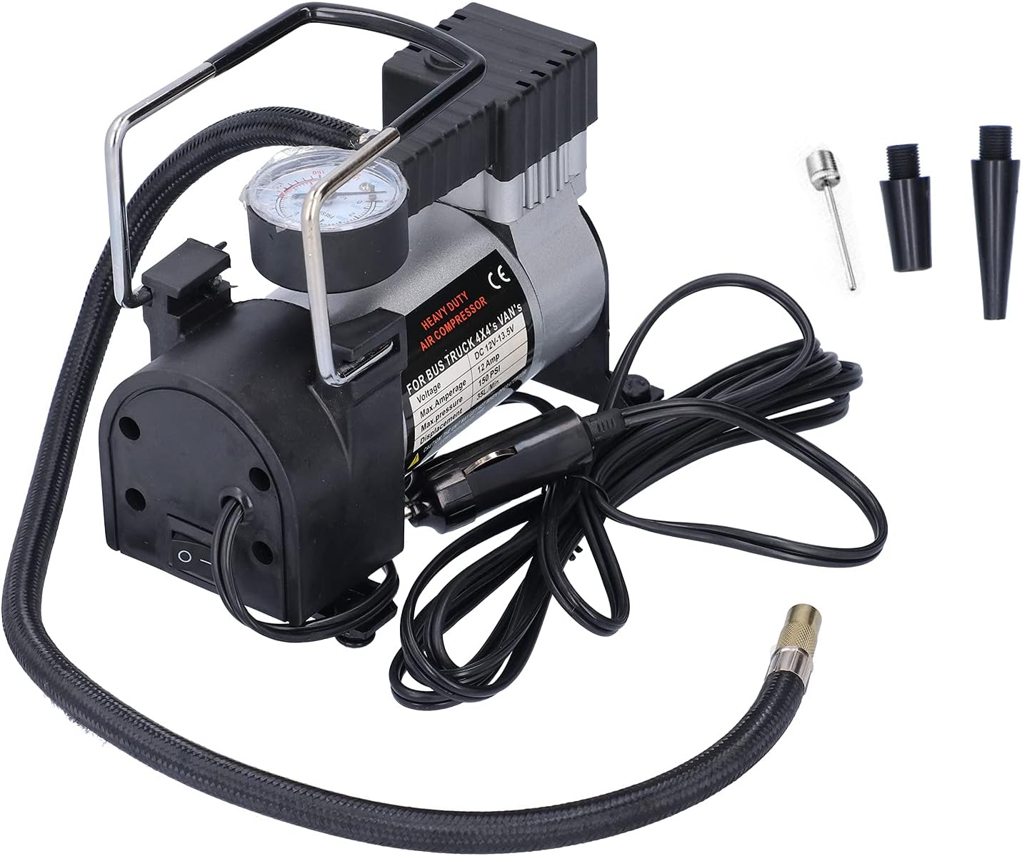 Portable 12V 150PSI Tire Inflator Pump