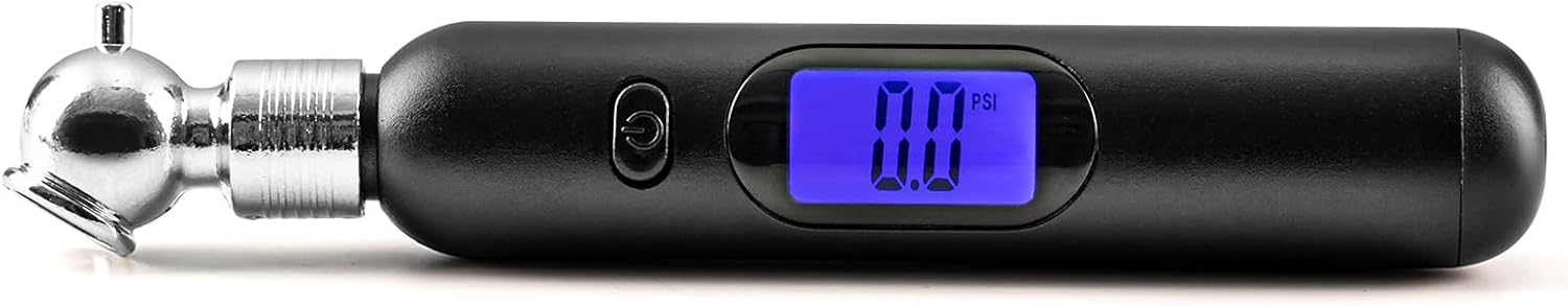 Digital Tire Pressure Gauge, 5-100PSI 4 Settings Pencil Tire Gauge with Backlit LCD Display