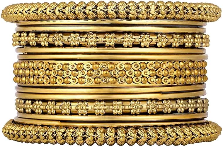 Gold Plated Metal Bangle Ethnic Fashion Jewellery