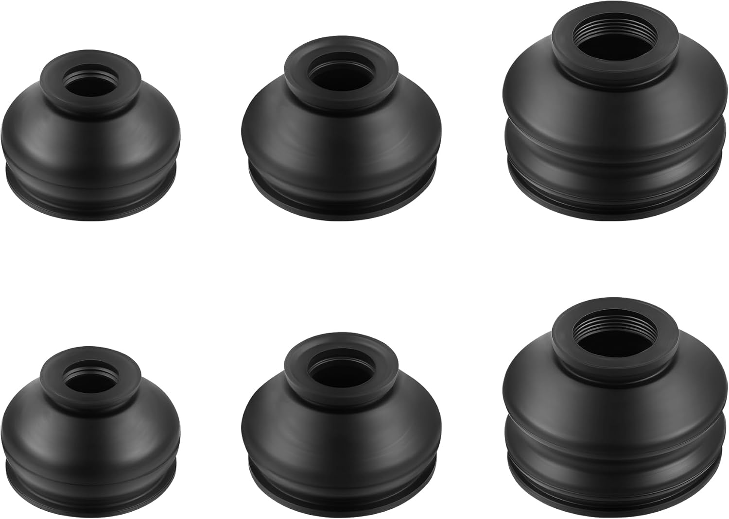 Universal Rubber Tie Rod and Ball Joint Boot Set (6PCS)