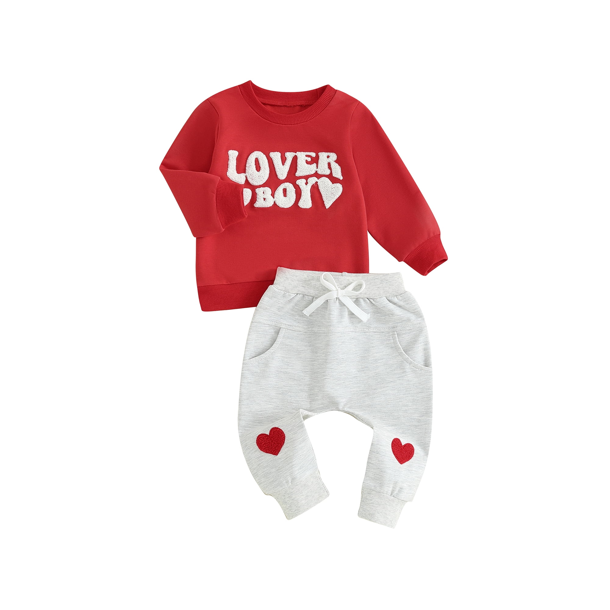 Baby Toddler Boy Valentine's Day Outfits