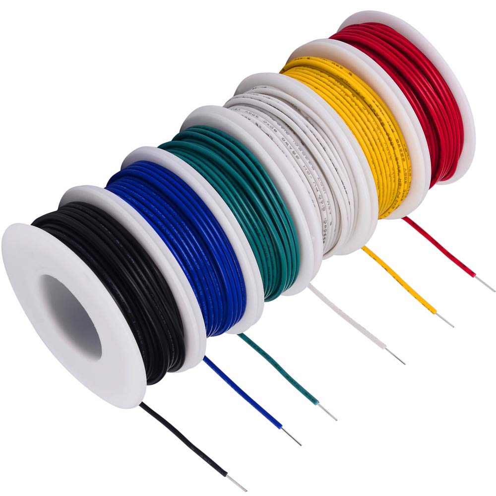 TUOFENG 20 AWG Wire Solid Core Hookup Wire Kit