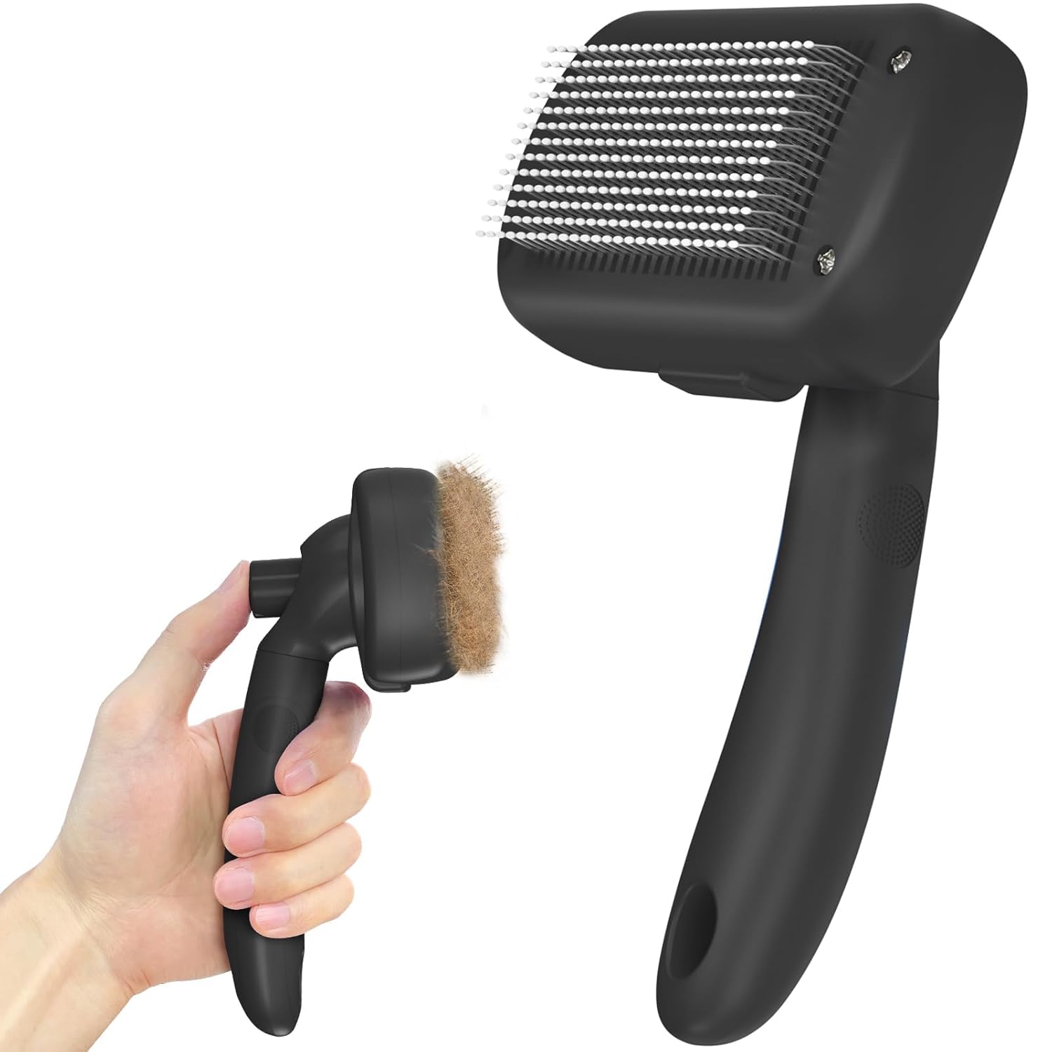 Self Cleaning Pet Shedding Brush for Dogs Cats and Puppies