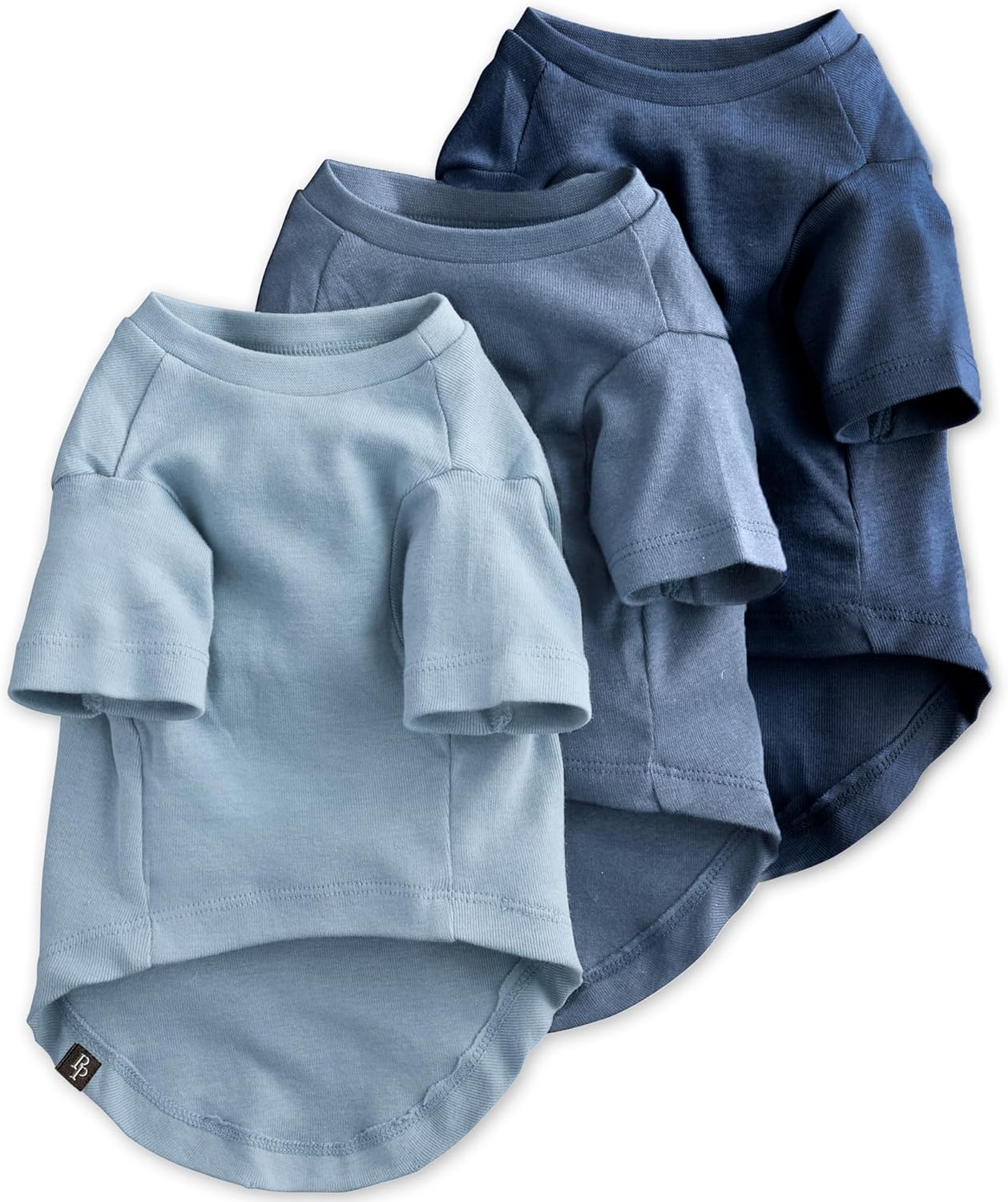 Organic Cotton Dog T Shirt Set Short Sleeve Tees