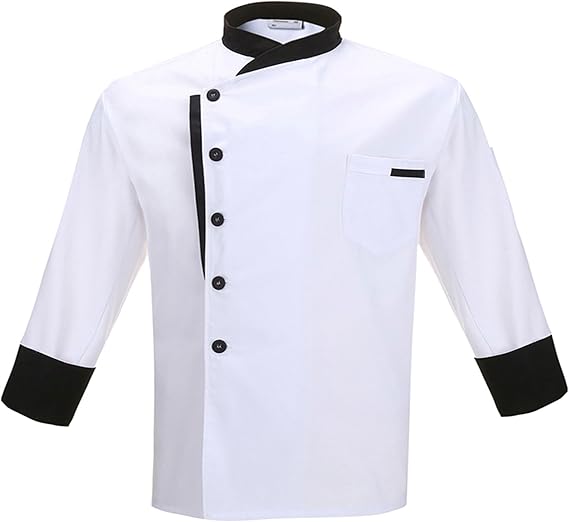 Unisex Chef Jacket Kitchen Uniform Coat