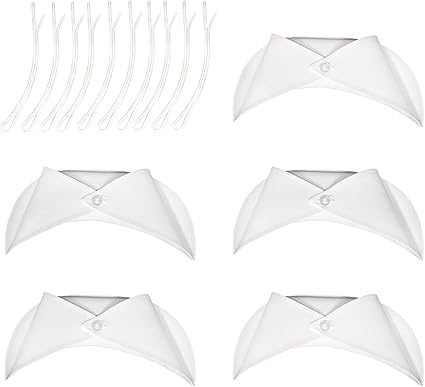 White Nurse Cap Set with Pins