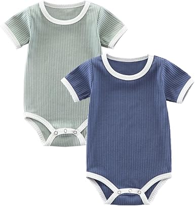 Baby 2-Pack Cotton Bodysuits