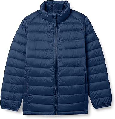 Lightweight Water-Resistant Packable Puffer Jacket for Boys