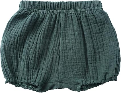 Baby Cotton Linen Ruffle Bloomers