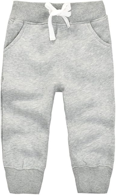 Cotton-Blend Toddler Jogger Pants with Elastic Waist and Pockets