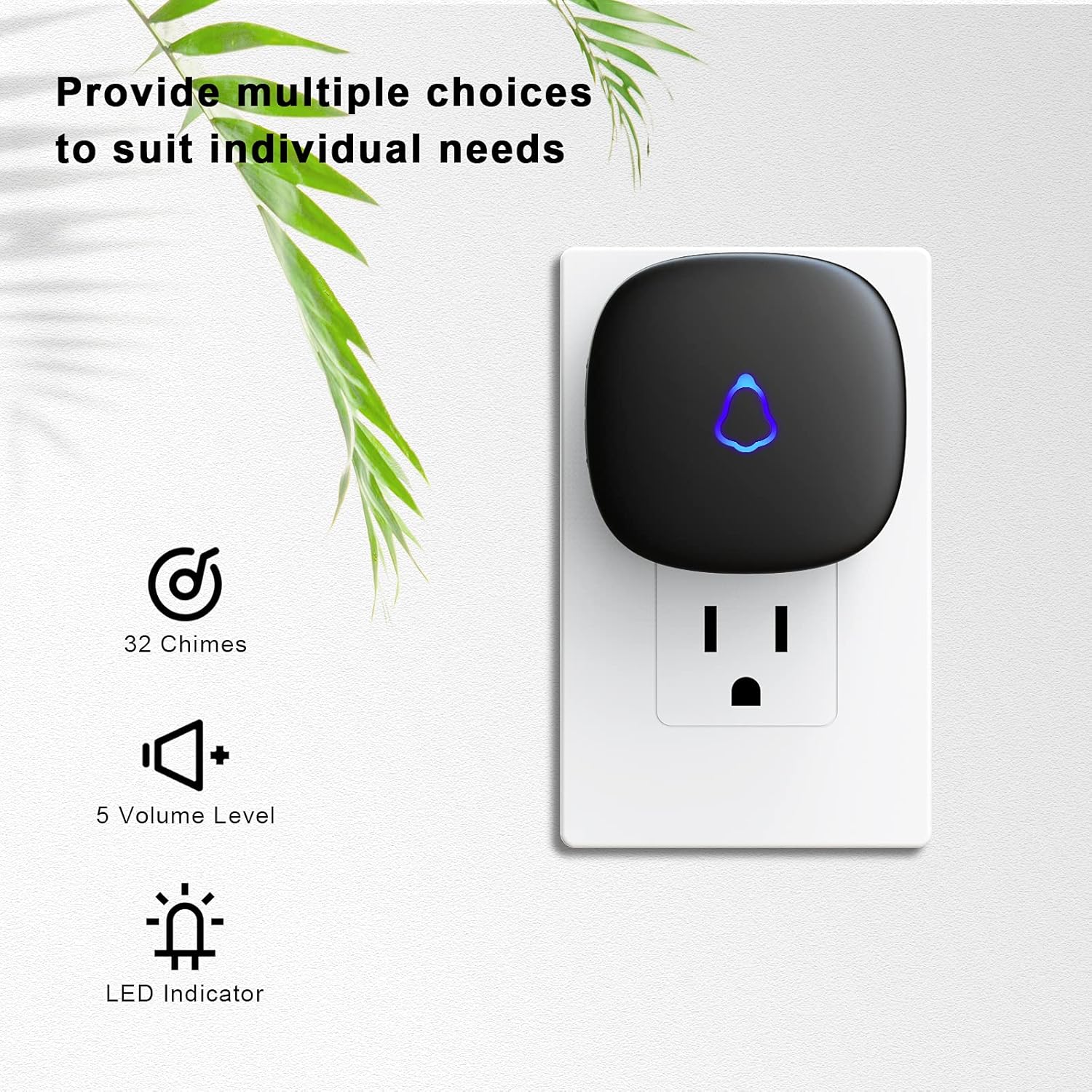 SECRUI Wireless Doorbell, Easy installation