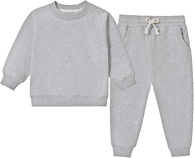 Organic Cotton Baby Boys Sweatsuit Set 2 Piece