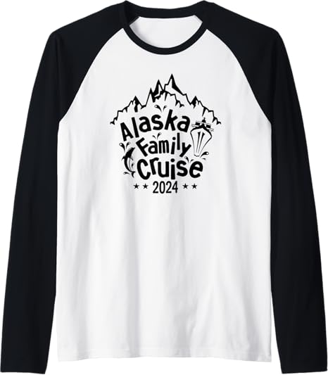 Matching Alaska Cruise Raglan T-Shirt