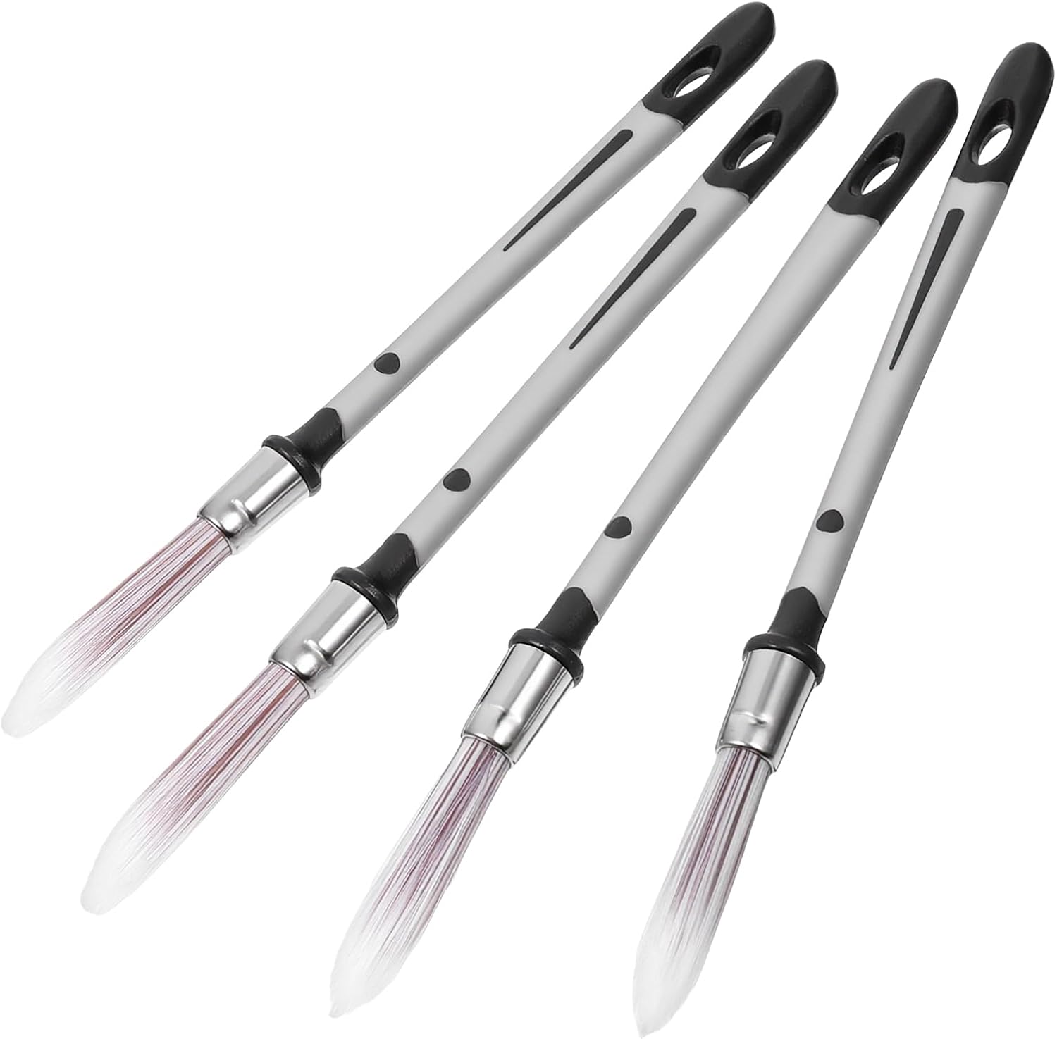 Small Round Paint Brushes, 4 Pcs