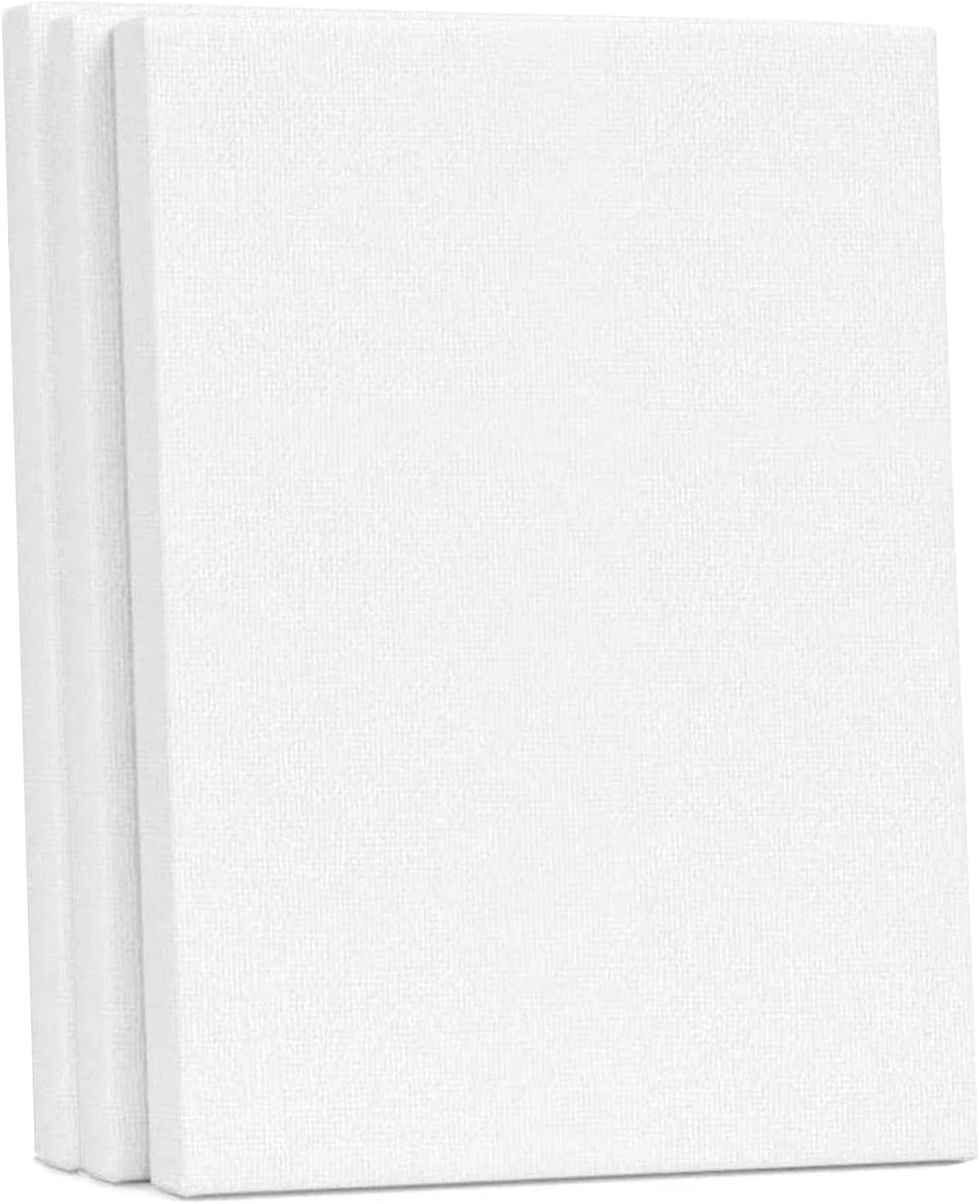 Stretched Cotton Canvas for Painting, 8x10 Inch, 3 Pack
