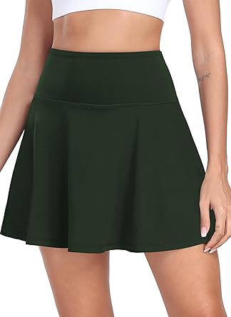 High Waisted Skirt for Women Skorts with Pockets Tennis Golf Yoga