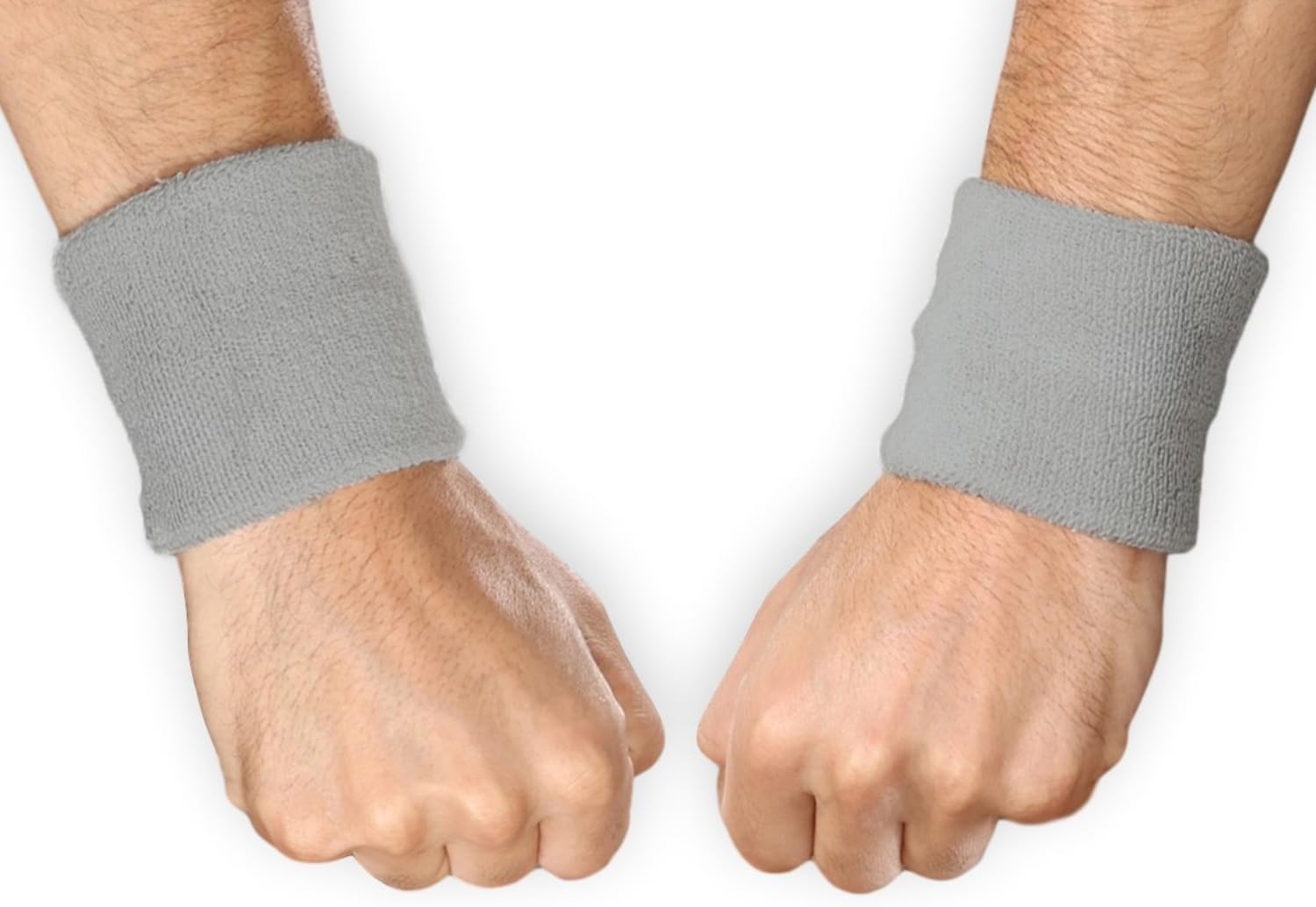 1pair Wrist Sweatbands Sports Wristband for Men & Women