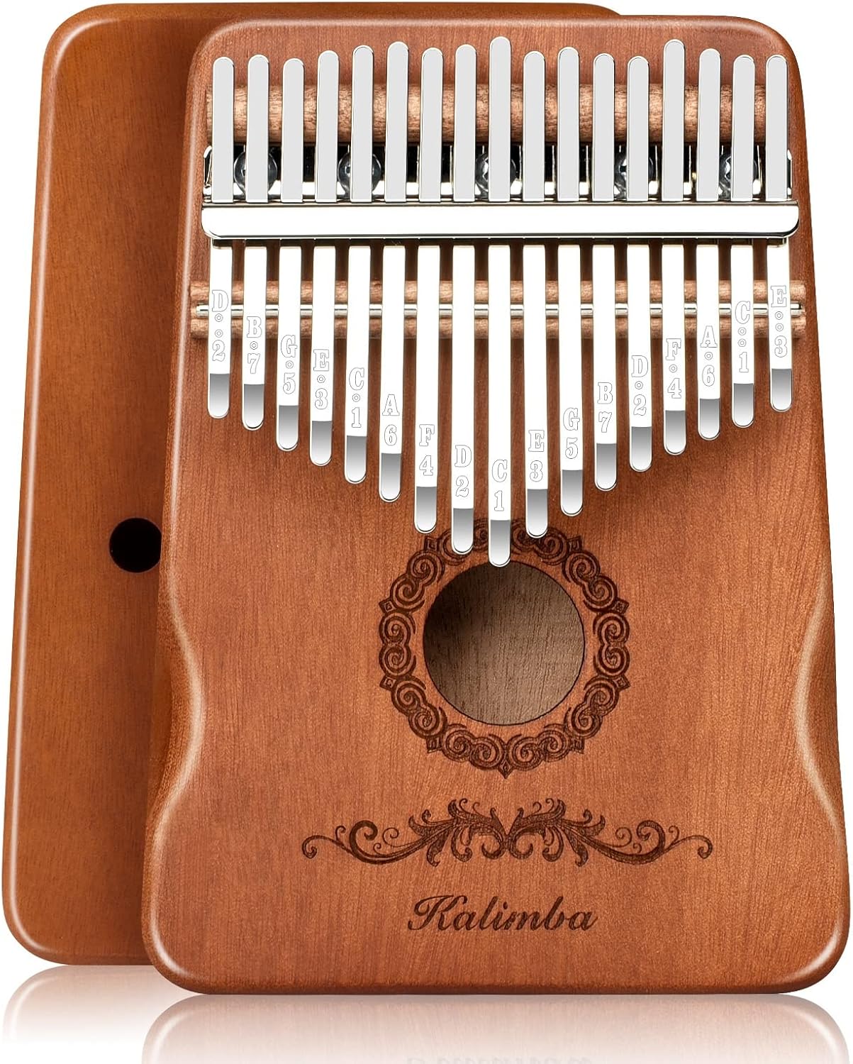 Kalimba Thumb Piano 17 Keys, Finger Piano, Mbira Music Instrument
