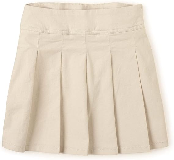 Girls Uniform Pleated Skort Pull On Design