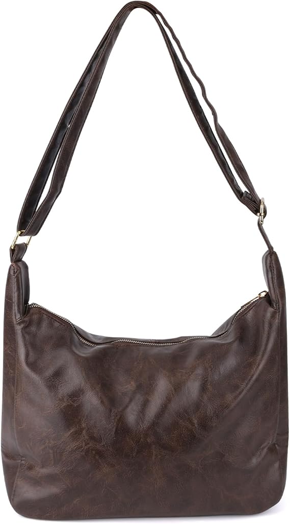 Ultra Soft Slouchy Vegan Leather Tote Bag