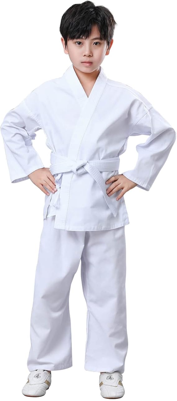 JUST YEARN Karate Gi for Kids & Adults Lightweight Students Karate Uniform