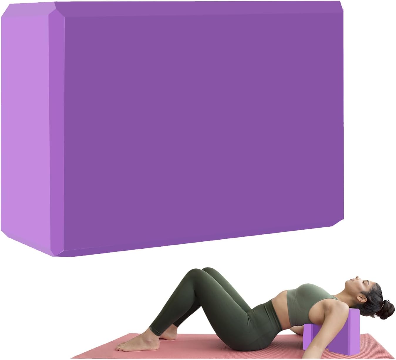 EVA Foam Yoga Block with Non-Slip Surface