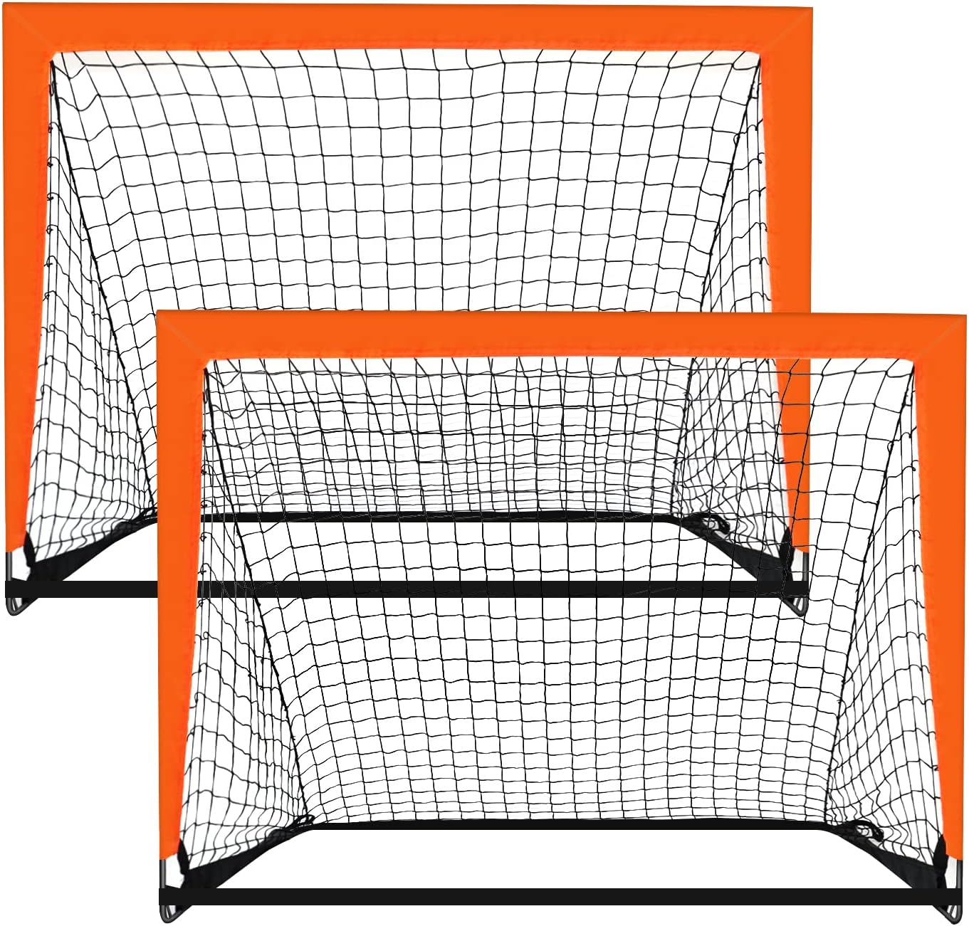 Portable Pop Up Kids Soccer Goal Set 4 x 3 ft (2 Pack)