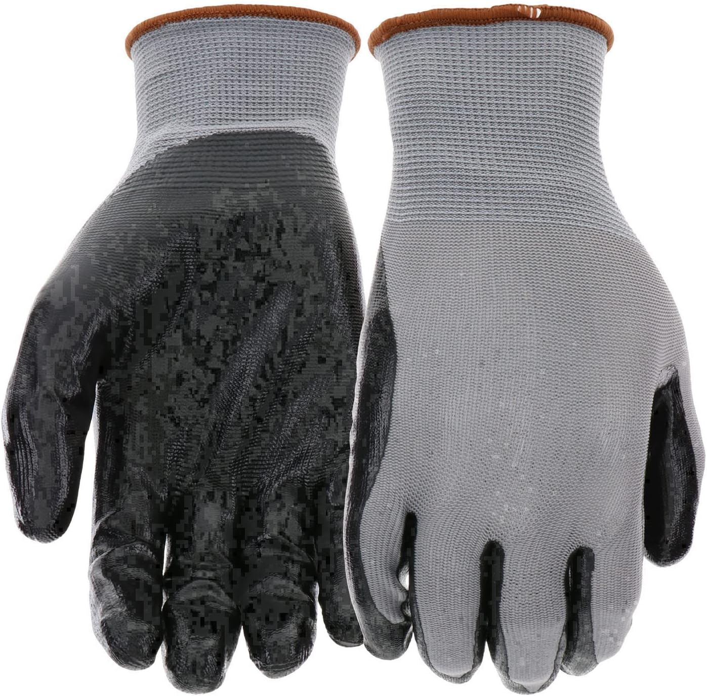 Nitrile Coated Polyester Shell Work Gloves, Non-Slip Grip, Abrasion Resistant