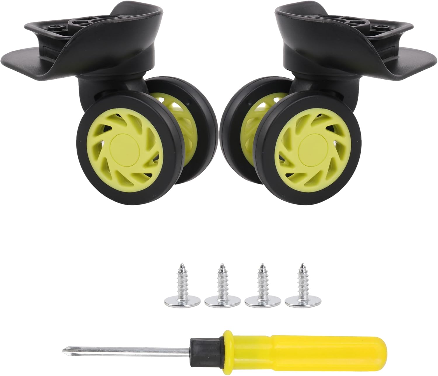 Suitcase Replacement Wheels Set with Screws and Tool