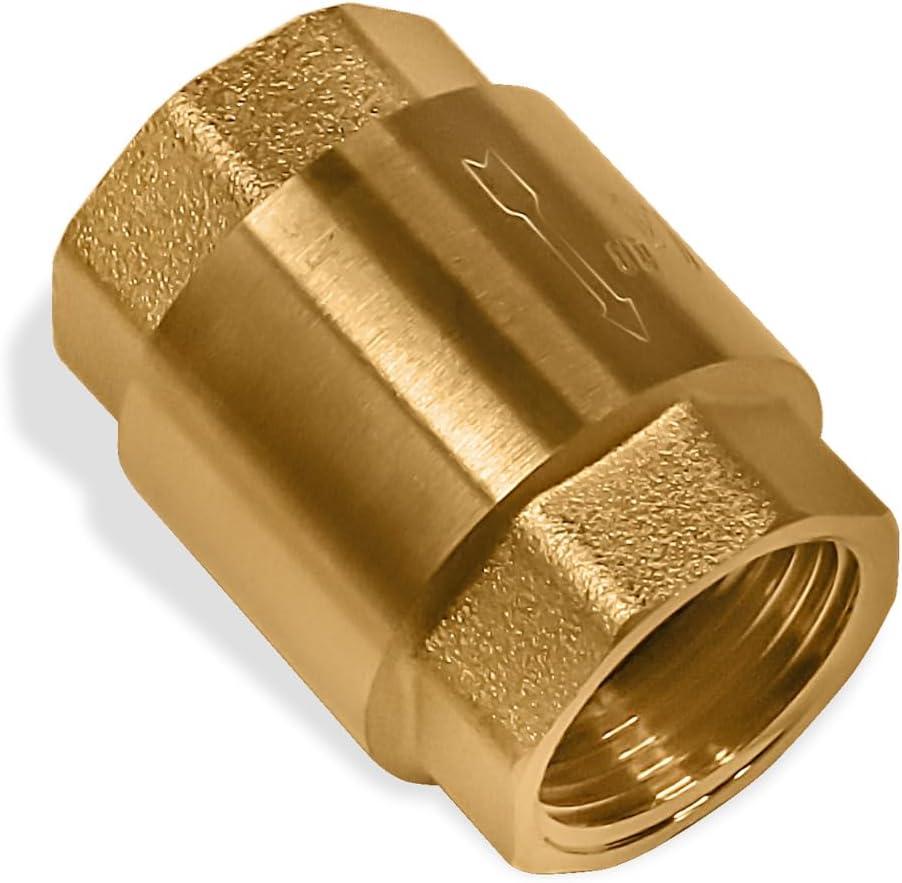 3/4 Inch FNPT Brass Check Valve