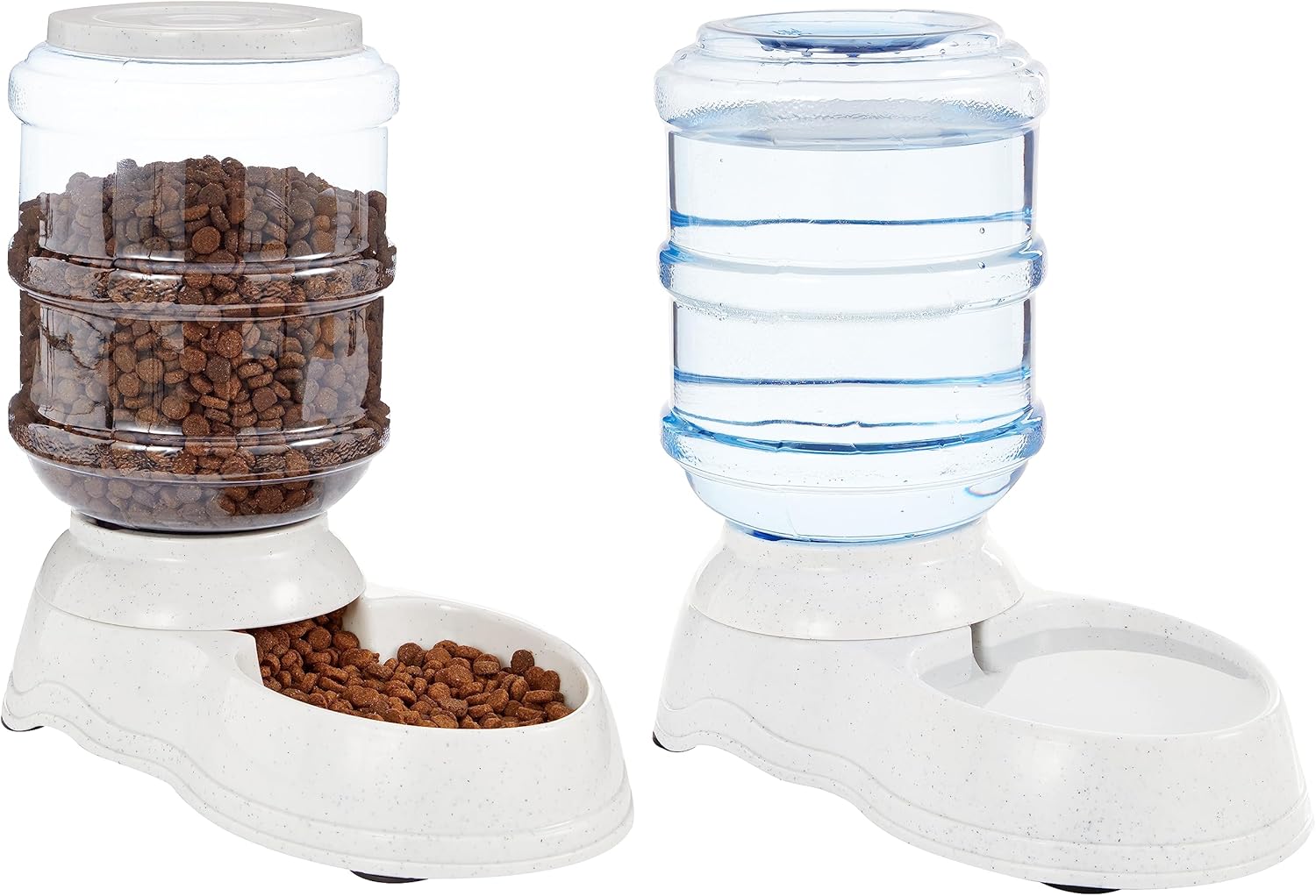 Gravity Pet Water Dispenser and Food Feeder Set Small