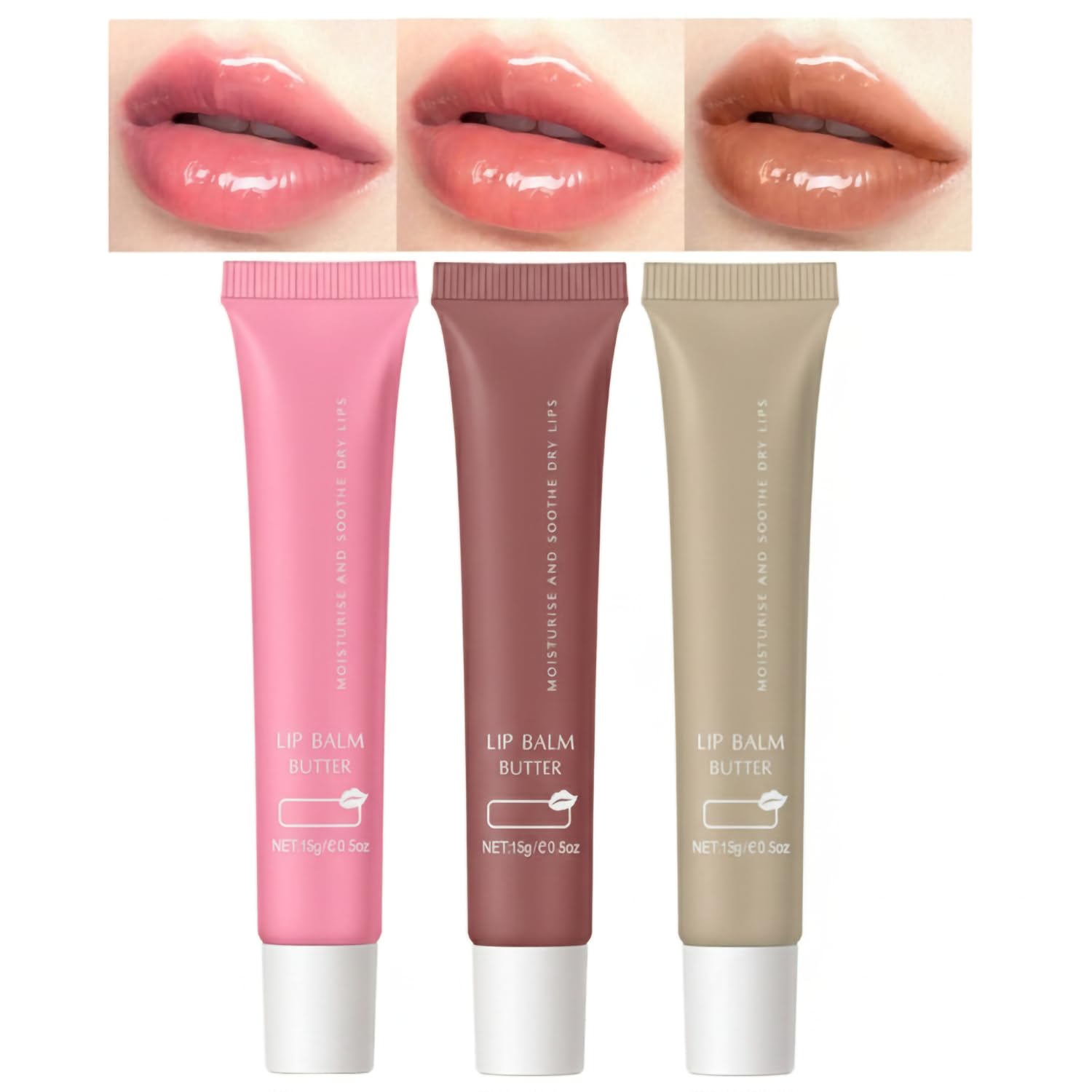 Hydrating Tinted Lip Butter Balm Trio Set