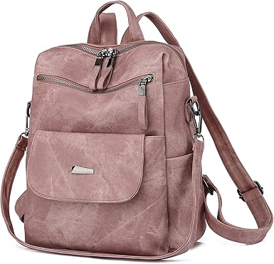 Small Leather Waterproof Women's Backpack Purse