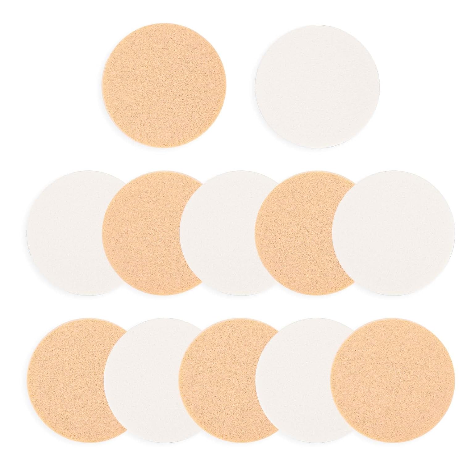 Round Makeup Sponges for Foundation and Concealer