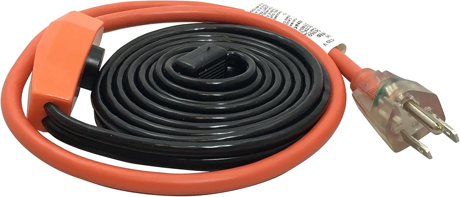 Automatic Electric Heat Cable Kit, 6 Feet