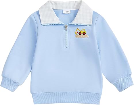 Toddler Baby Christmas Embroidered Sweatshirt