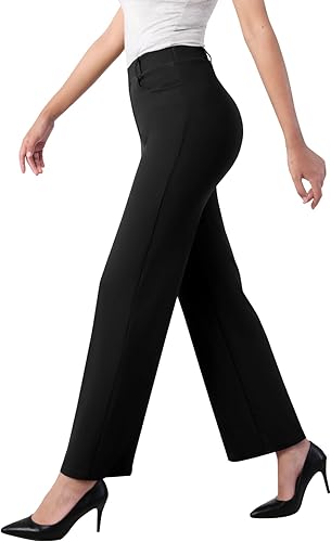 Women's Straight Wide Leg Dress Pants